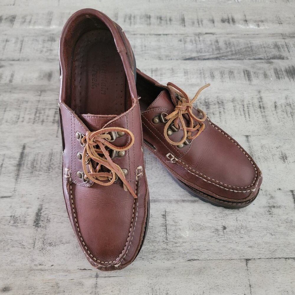 Mountain Creek Lace Up Leather Shoes 14M